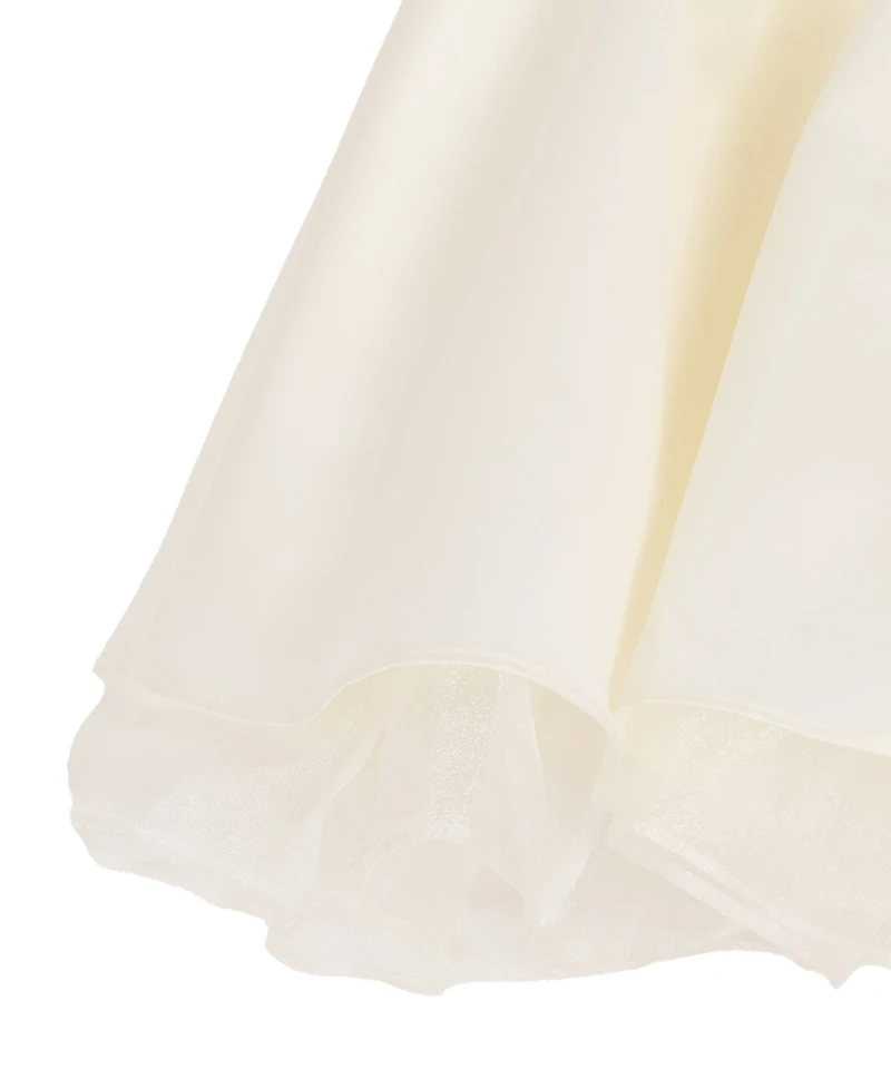 Rare Editions Baby Girls' Satin Dress and Bloomer, 2-Piece Set