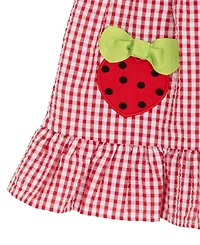 Rare Editions Baby Girls' Strawberry Appliques Dress and Bloomer, 2-Piece Set