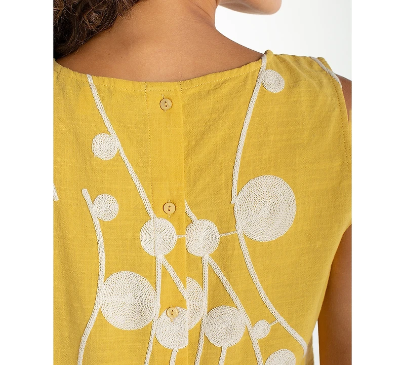 Liverpool Los Angeles Women's Printed Sleeveless Cotton Top