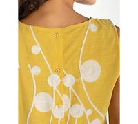 Liverpool Los Angeles Women's Printed Sleeveless Cotton Top