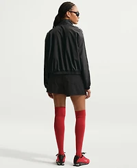 Nike Women's Loose Fit Zipper Front Mock Neck Polyester Jacket