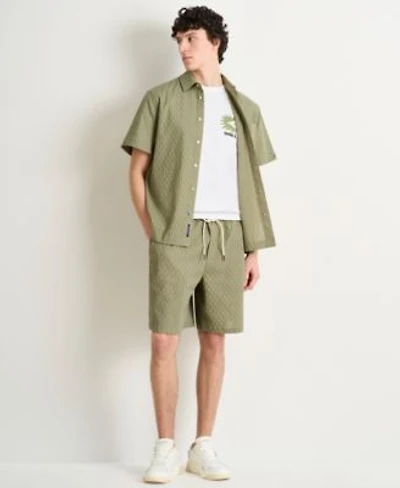 Scotch Soda Mens Jacquard Weave Matching Set Paired With Graphic Tee