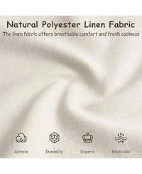 Streamdale Furniture King Upholstered Bed Frame, Linen