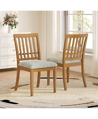 Rainsken Dining Chairs Set of 2, Modern Scandinavian Kitchen Chair
