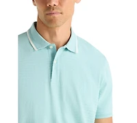 Nautica Men's Short-Sleeve Jacquard Polo Shirt