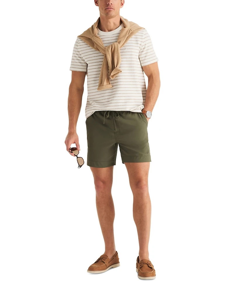 Nautica Men's Stretch Ripstop Excursion Pull-On Shorts