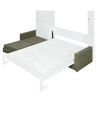 Streamdale Furniture Murphy Bed w/Sofa and Shelves