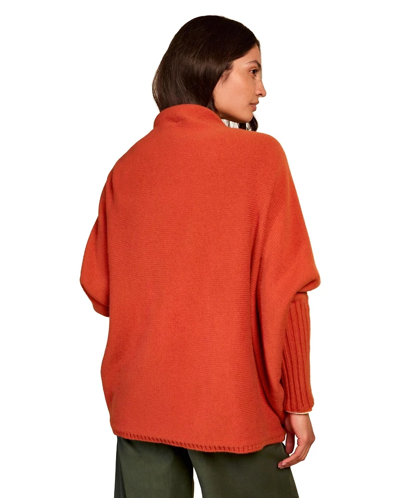 Celtic & Co. Women's Long Sleeve Cocoon Cardigan