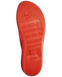 FitFlop Women's Iqushion Glossy-Button Slip-On Sandals