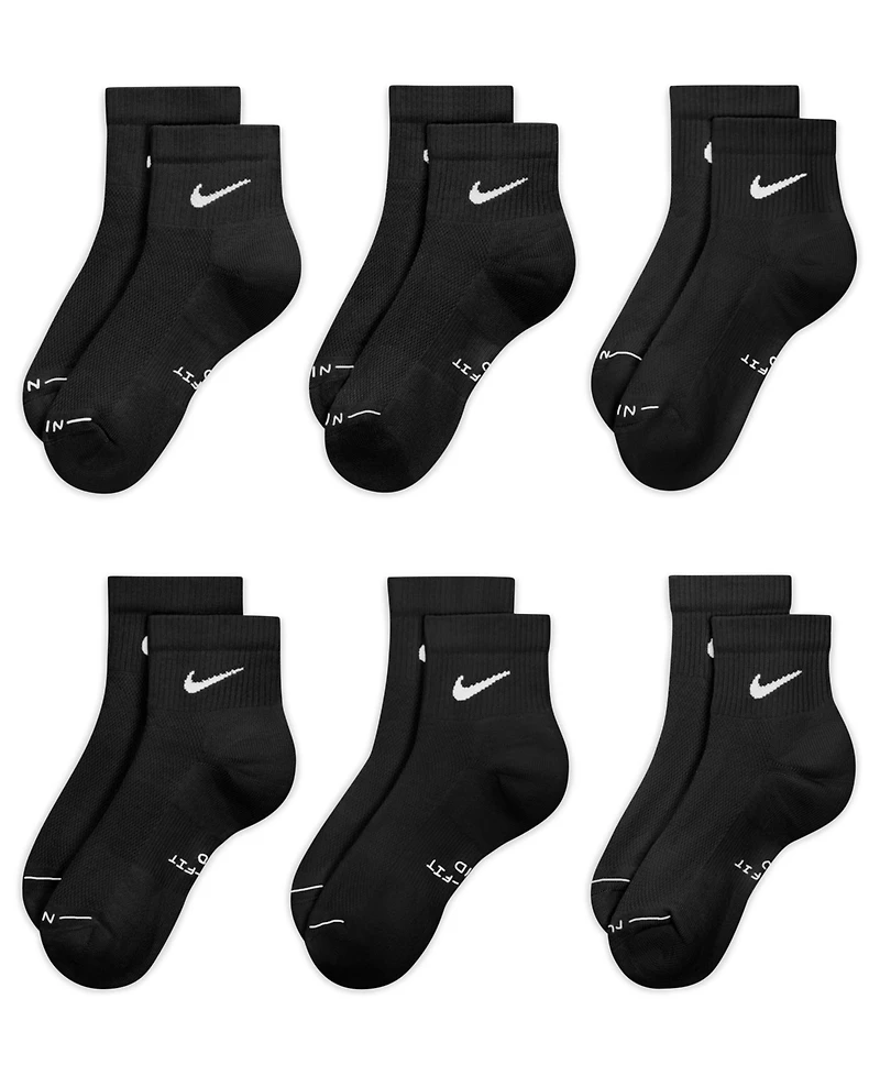 Nike Men's Elevated Everyday Ankle Socks, 6-Pack