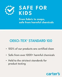 Carter's Baby Girls' Cotton Snap-Up Romper