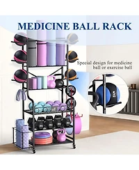 Mythinglogic Extra Large Home Gym Storage Rack