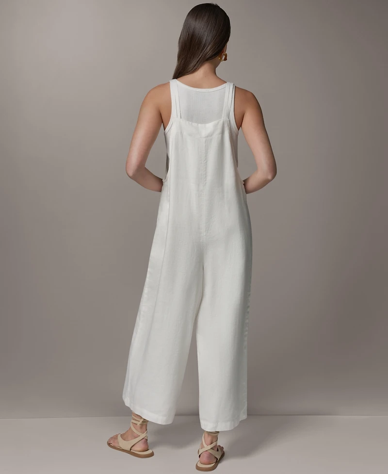 Donna Karan Weekend Women's Oversized Crop Jumpsuit