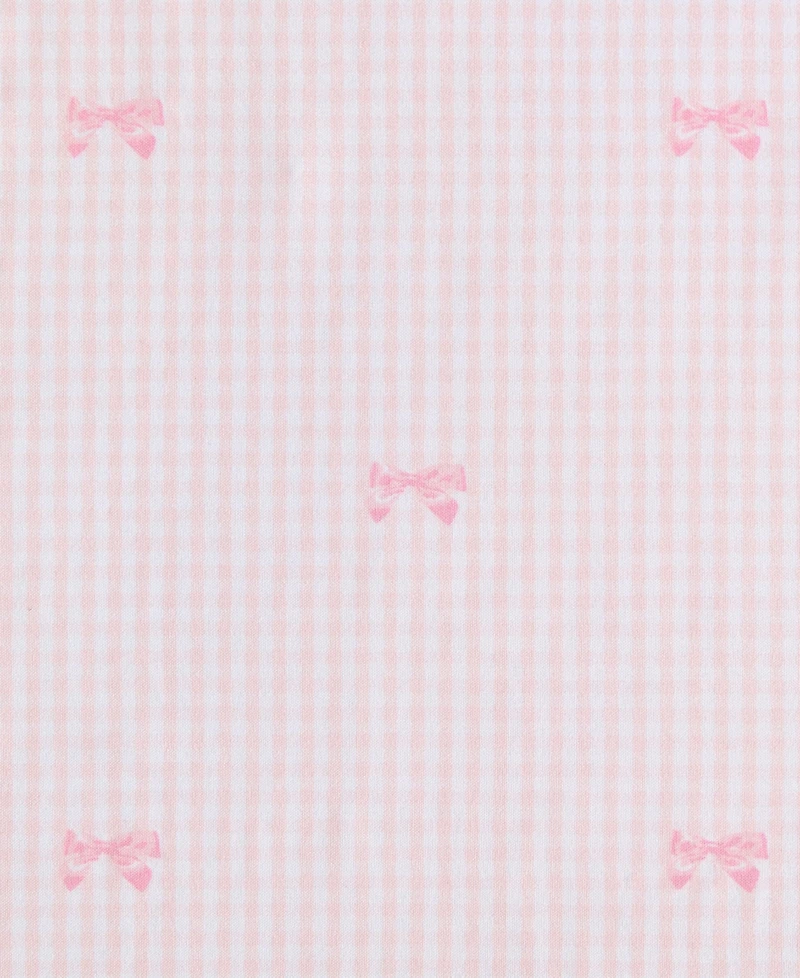 Laura Ashley Tiny Bows Microfiber -Pc. Sheet Set
