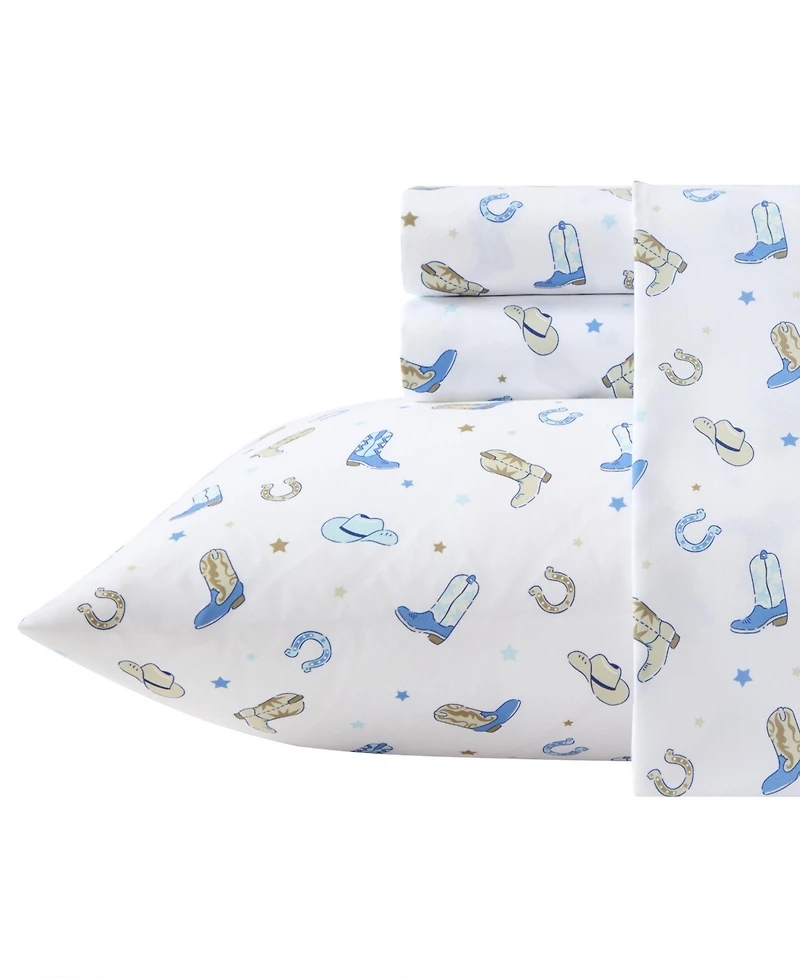 Wrangler Rodeo Star Microfiber -Pc. Sheet Set