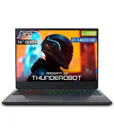 Thunderobot Radiant 16 16" Traditional Laptop Intel Core i7 64GB Ram Nvidia GeForce Rtx 5060 2TB Ssd Storage Windows 11 Pro 300Hz