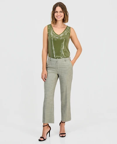 Anne Klein Women's Straight-Leg Ankle Pants