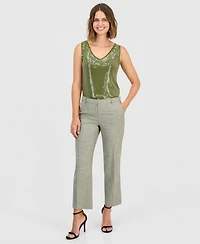 Anne Klein Women's Straight-Leg Ankle Pants