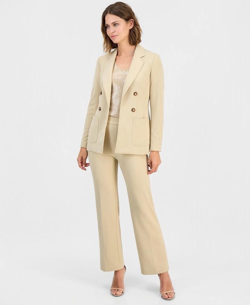 Anne Klein Women's Faux Double-Breasted Blazer