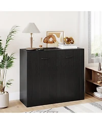 Sugift 38" Buffet Modern Sideboard Cabinet with Storage