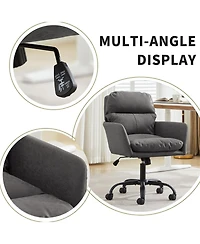 Rainsken Pu Leather Office Desk Chair