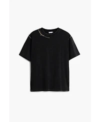 Desigual Men's Plain t-shirt detail