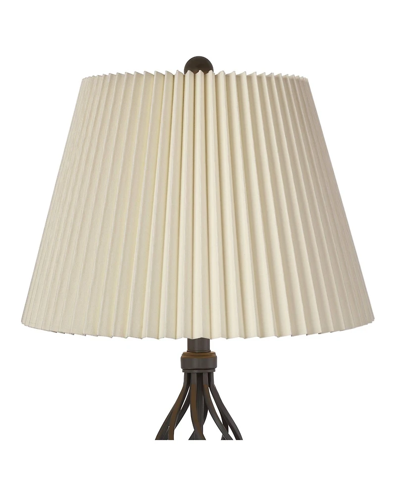 Franklin Iron Works Annie Modern Industrial Table Lamps 28" Tall Set of 2