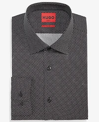 Hugo by Boss Men's Modern-Fit Patterned Dress Shirt