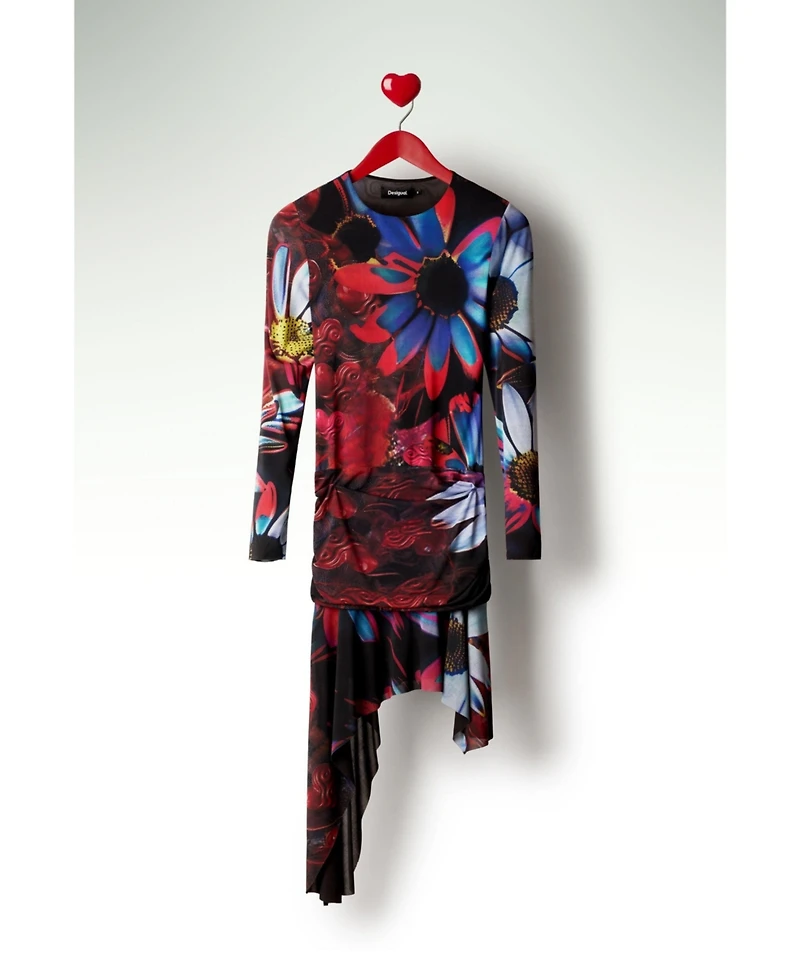 Desigual Women's Asymmetric Printed Dress