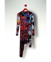 Desigual Women's Asymmetric Printed Dress
