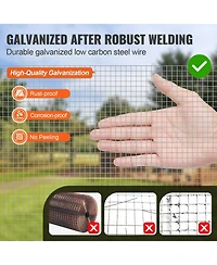 Sugift Hardware Cloth Galvanized Wire Mesh for Fencing