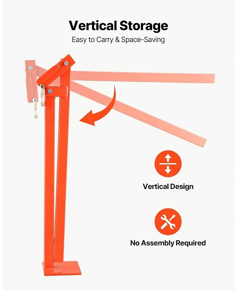 Sugift T Post Puller, Heavy Duty Fence Post Remover with Puller Plate and Chain