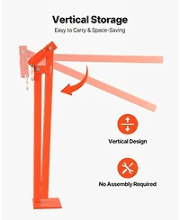 Sugift T Post Puller, Heavy Duty Fence Post Remover with Puller Plate and Chain