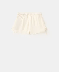Selection Mango Women's Semi-Sheer Ruched Shorts