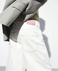 Selection Mango Women's Straight Mid-Rise Bermuda Shorts