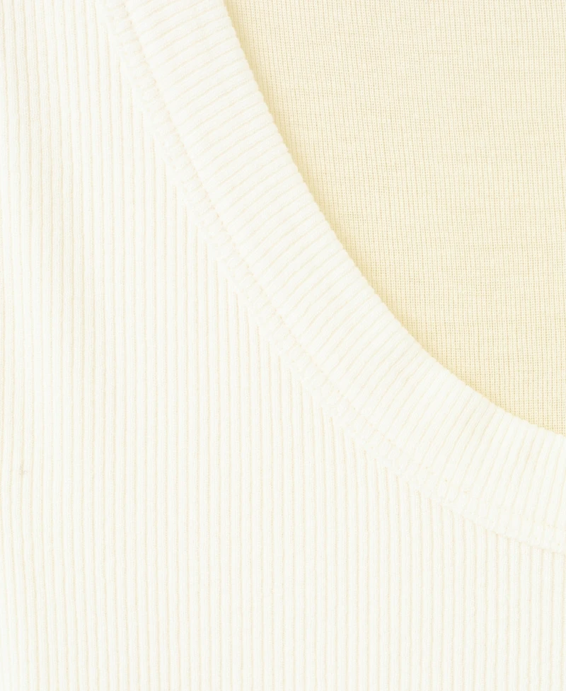 Selection Mango Women's Two-Tone Combined T-Shirt