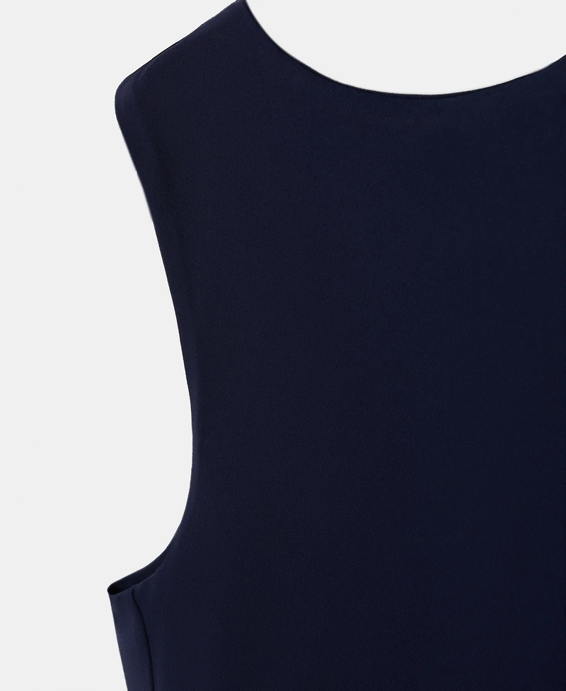 Selection Mango Women's Asymmetrical Open-Back Dress