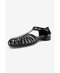 Prologue Shoes Women's Onos Woven T Strap Sandal