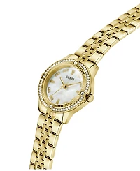 Guess Women's Glitz Gold-Tone Stainless Steel Analog Watch, 32mm