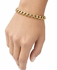 And Now This 18k Gold Plated Curb Link Bracelet