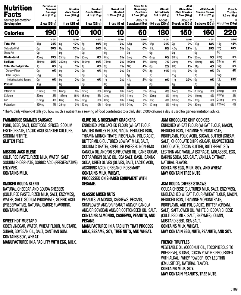 Hickory Farms Happy Mother's Day Charcuterie Board Gift Set, 11-Pc.