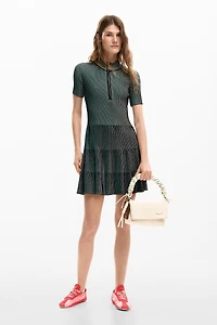 Desigual Women's Textured zipper dress
