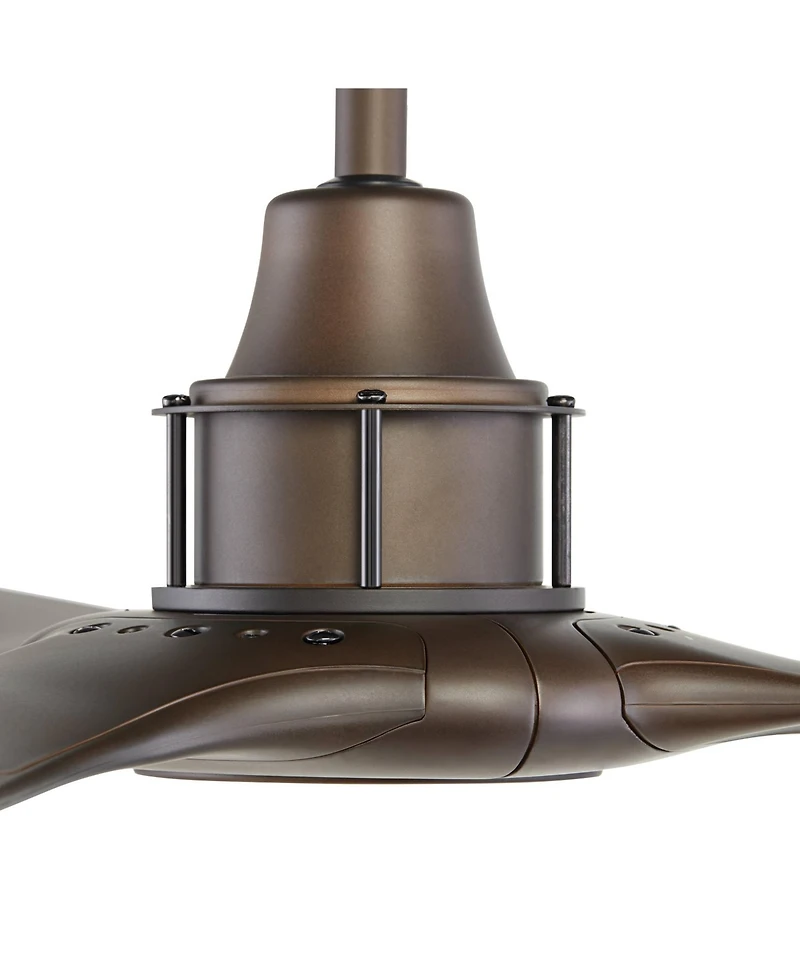 Casa Vieja 58" Interceptor Bronze Fan with 12-In Rod for 10-Ft Ceiling