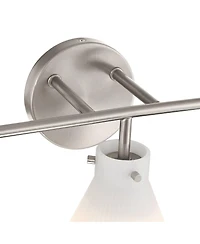 Possini Euro Design Possini Euro Cielo 24" Wide Brushed Nickel 3-Light Bath Light