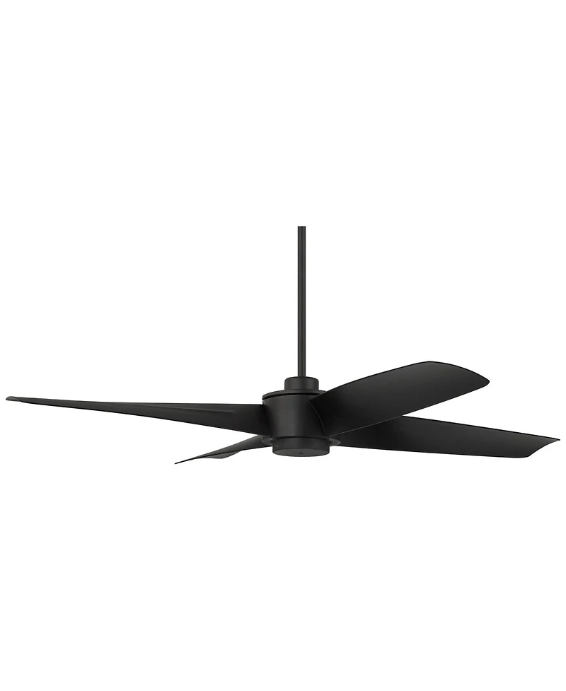Casa Vieja 56" Grand Milano Black Ceiling Fan with 36" Downrod