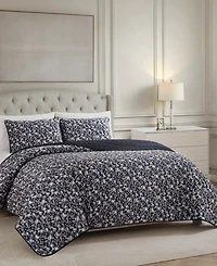 Bcbg Floral Vanna Velvet 3-Pc. Quilt Set, King