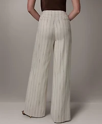 Donna Karan New York Petite High-Rise Wide-Leg Pants