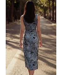 Desigual Women's Flocked midi dress