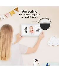Inkless Baby Hand And Footprint Kit Frame, Mess Free Picture Frame for Newborn