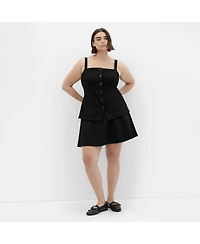 City Chic Women's Peyton Ponte Skirt